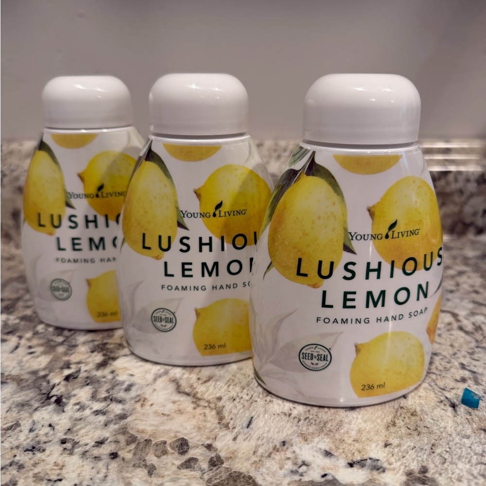 LUSHIOUS lemon soap 3 pack